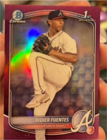 2025 Bowman #BP-87 Didier Fuentes — front