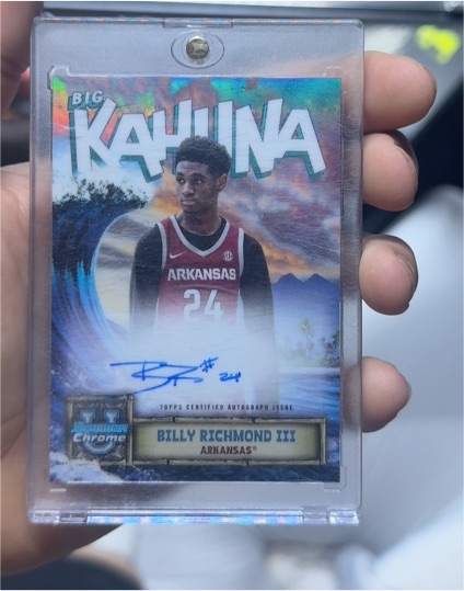 2024-25 Bowman U Chrome Big Kahuna Autograph #BKA-BR Billy Richmond III — front