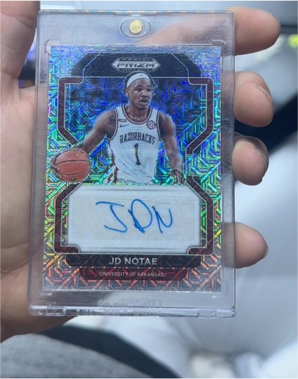 2020-21 Panini Prizm Rookie Penmanship #RP-JDN JD Notae — front