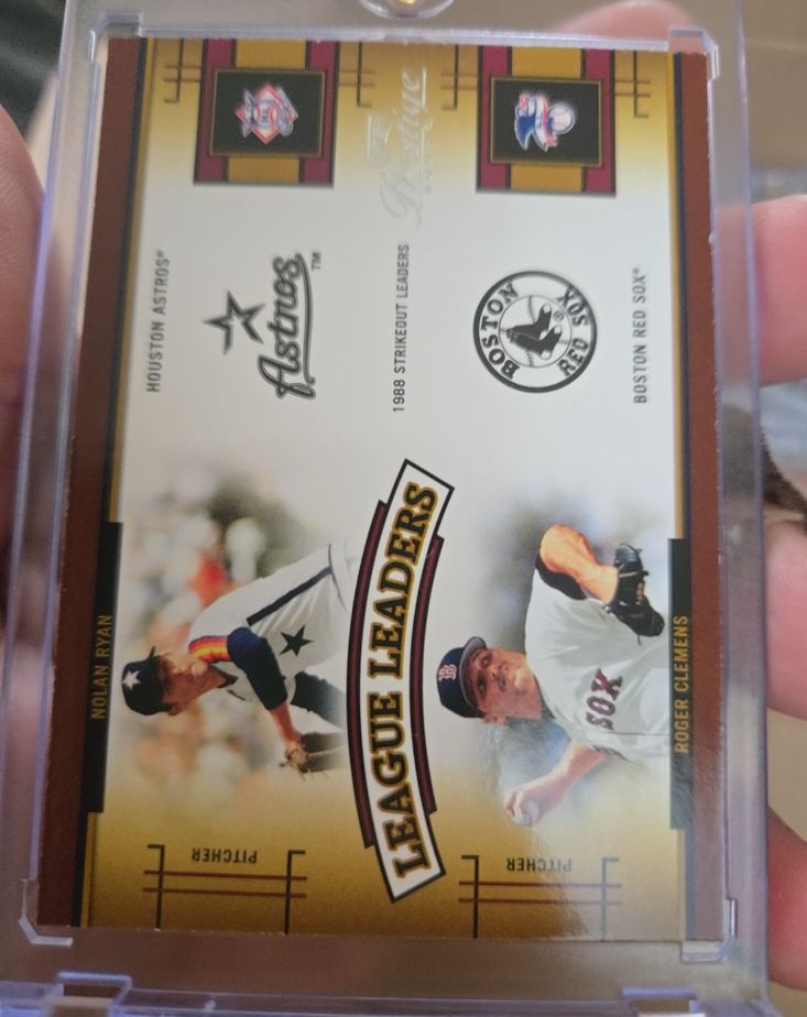 1989 Fleer League Leaders #1 Nolan Ryan — front