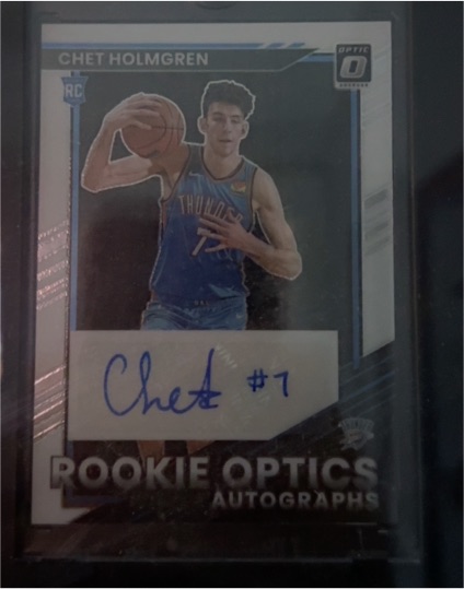 2022-23 Panini Donruss Optic Rookie Optics Autographs #ROA-CH Chet Holmgren — front