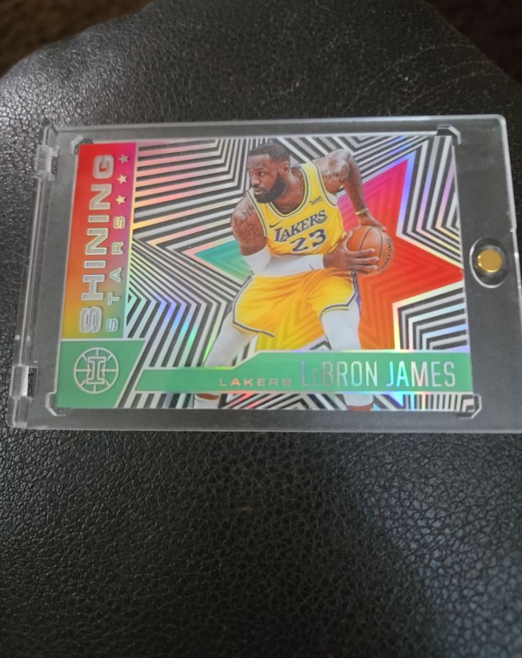 2020-21 Panini Illusions #1 LeBron James Shining Stars — front
