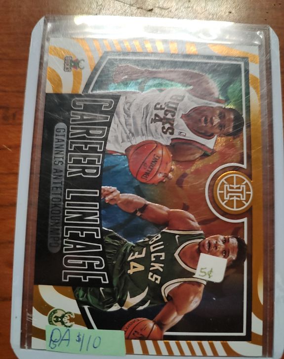 2020-21 Panini Illusions Career Lineage #8 Giannis Antetokounmpo — front