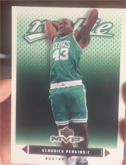 2003-04 Upper Deck MVP #227 Kendrick Perkins — front