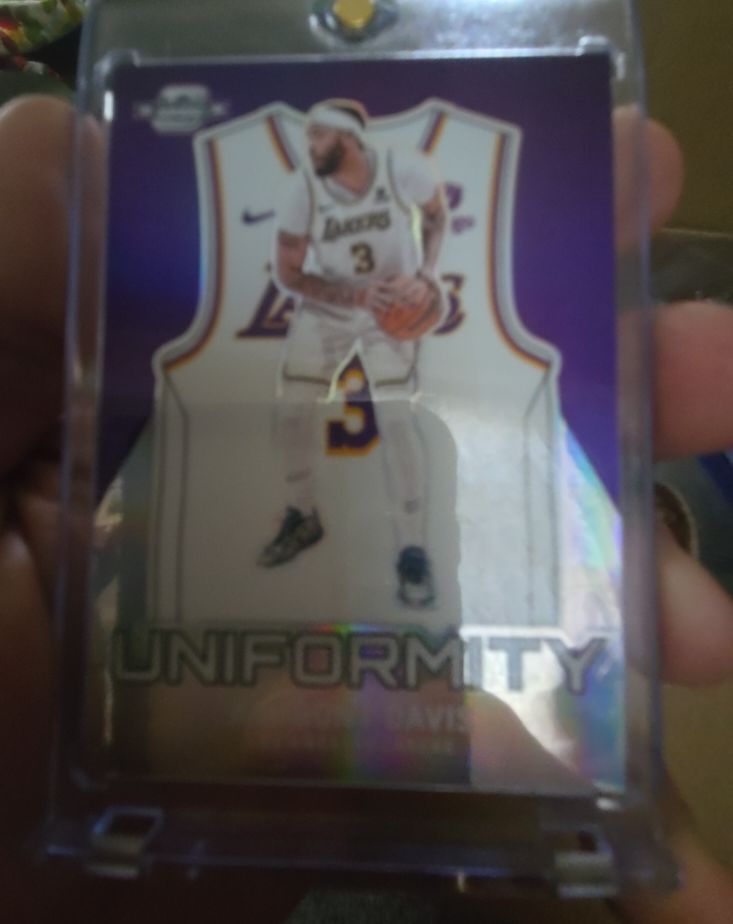 2023-24 Panini Contenders Optic #18 Anthony Davis Uniformity — front