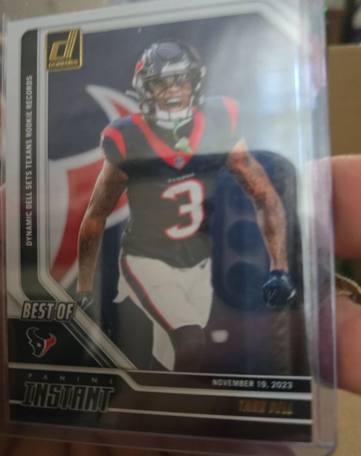 2024 Donruss #27 Tank Dell Best of Panini Instant Houston Texans — front