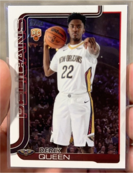 2025-26 Topps #213 Derik Queen — front