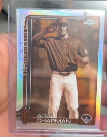2025 Topps Chrome #148 Matt Chapman — front