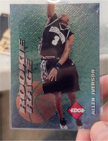 1996 Collector's Edge Rookie Rage #19 Allen Iverson — front