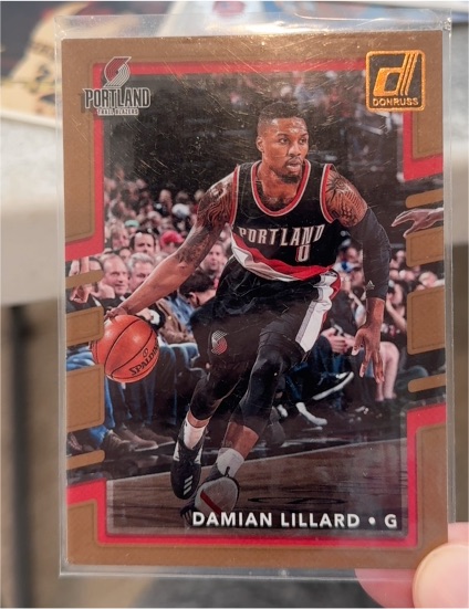 2017-18 Donruss #122 Damian Lillard — front