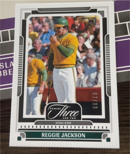 2025 Panini Three and Two #84 Reggie Jackson — front