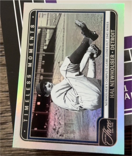 2025 Panini Three and Two Timeless Moments #TM-HN Hal Newhouser — front