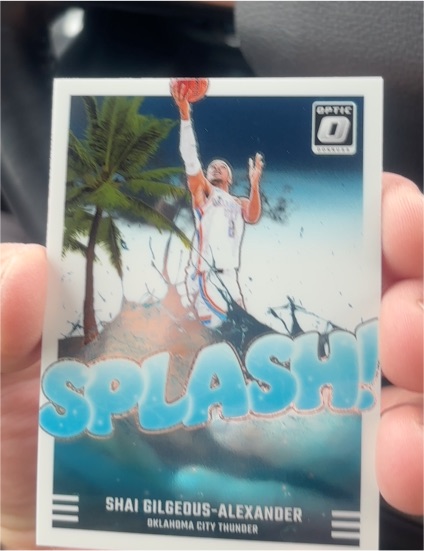 2024-25 Panini Donruss Optic #6 Shai Gilgeous-Alexander Splash! — front
