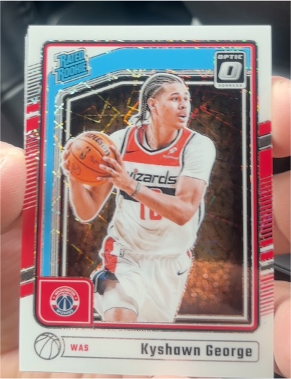 2024-25 Donruss Optic #299 Kyshawn George — front