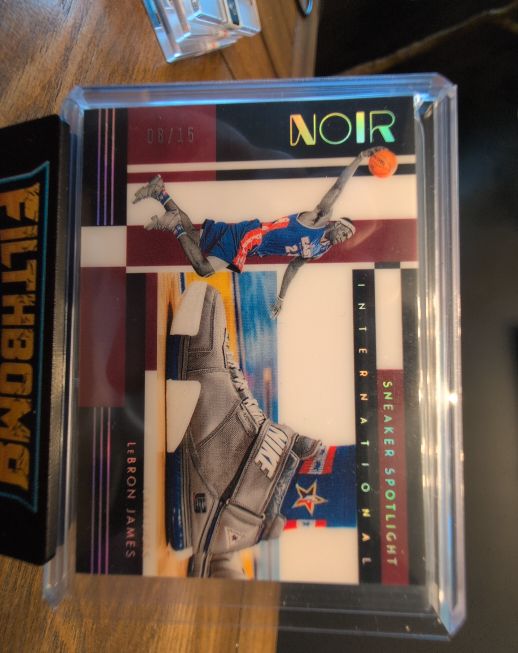 2024-25 Panini Noir #Sneaker Spotlight /15 LeBron James — front