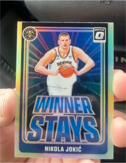 2024-25 Panini Donruss Optic #6 Winner Stays Nikola Jokic — front