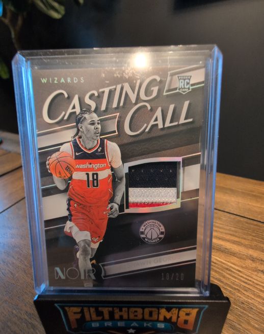 2024-25 Panini Noir #CCM-KYS Kyshawn George — front