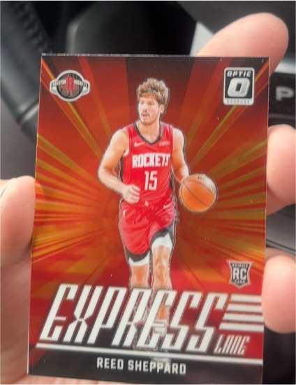 2024-25 Donruss Optic #16 Reed Sheppard Rookie Express Lane — front