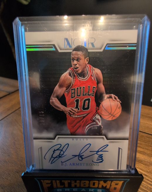 2024-25 Panini Noir #10 B.J. Armstrong — front