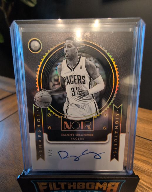 2024-25 Panini Noir Snapshot Signatures #SNP-DGR Danny Granger — front