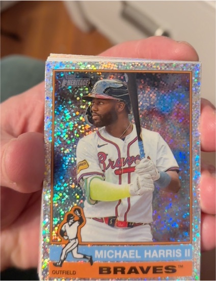 2025 Topps Heritage Chrome #410 Michael Harris II — front