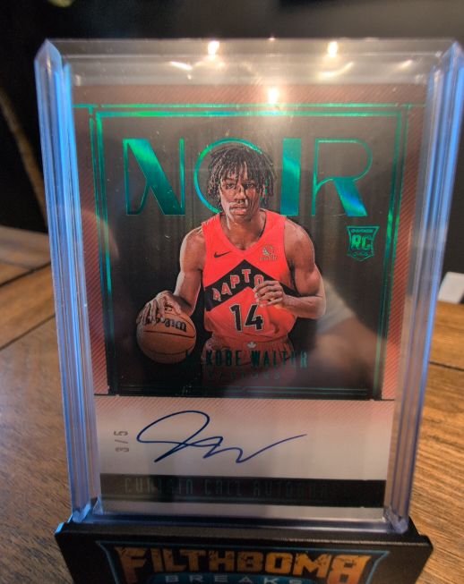2023-24 Panini Noir #14 Odie Walker Rookie Card — front