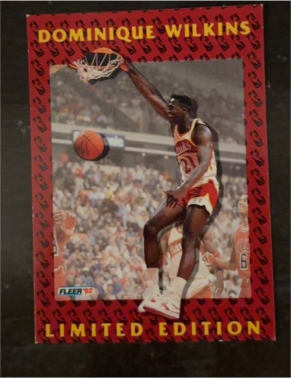1991-92 Fleer #5 Dominique Wilkins Limited Edition — front