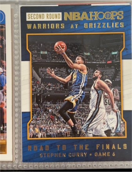 2015-16 Panini NBA Hoops #65 Stephen Curry Road to the Finals — front