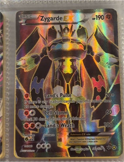 2015 Pokémon XY Fates Collide #54a Zygarde EX — front