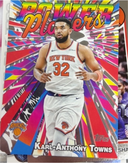 2025-26 Topps Power Players #PP-4 Karl-Anthony Towns — front