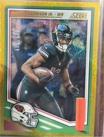 2025 Panini Score #186 Marvin Harrison Jr. — front