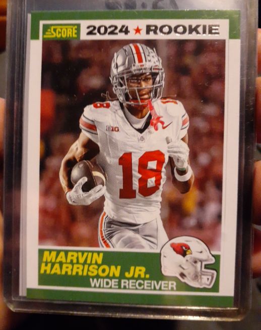 2024 Panini Score #4 Marvin Harrison Jr. — front