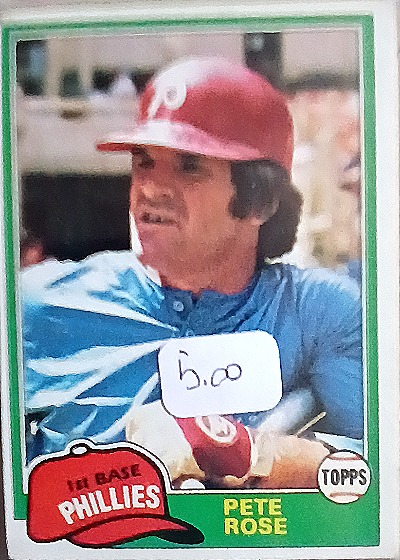 1982 Topps #163 Pete Rose — front