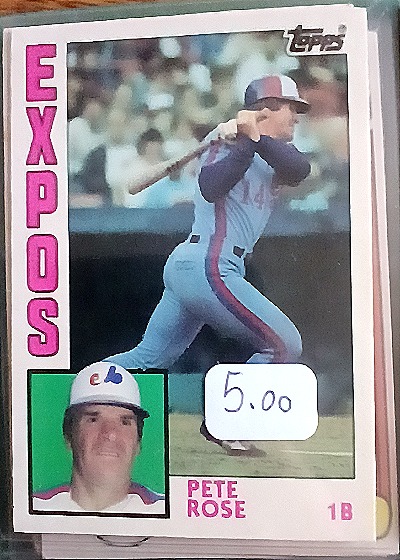 1984 Topps Traded #103T Pete Rose — front