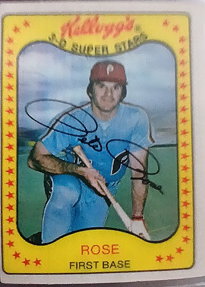 1981 Kellogg's 3-D Super Stars #63 Pete Rose — front