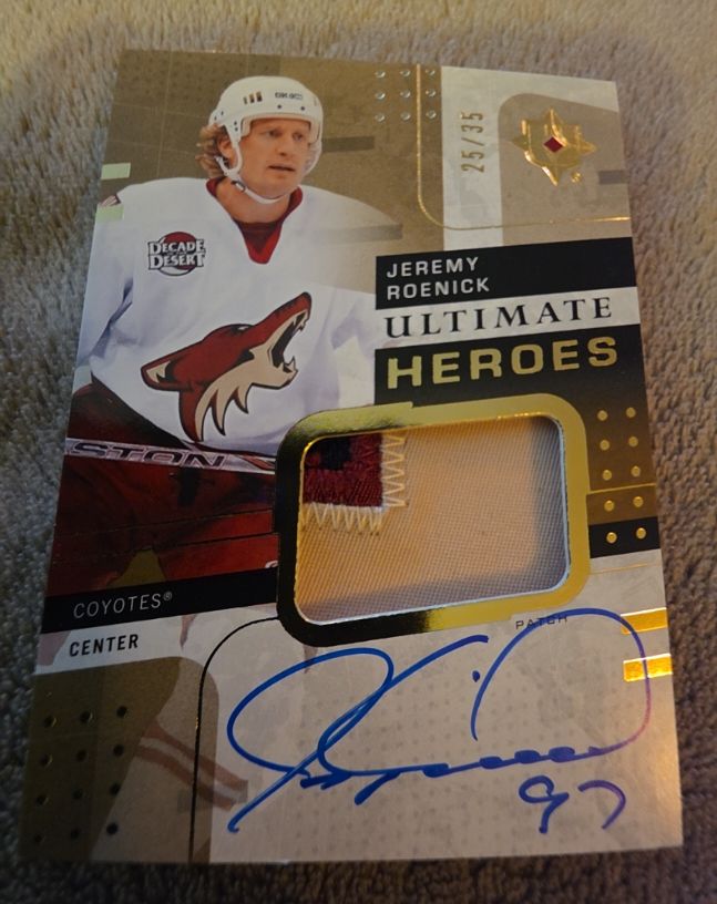 2008-09 Upper Deck SP Game Used #Jeremy Roenick — front