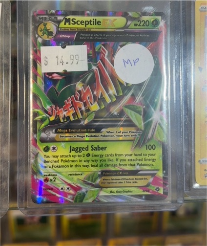 2014 Pokemon XY #XY12 M Sceptile EX — front