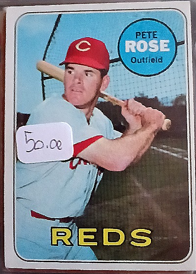 1969 Topps #120 Pete Rose Reds — front