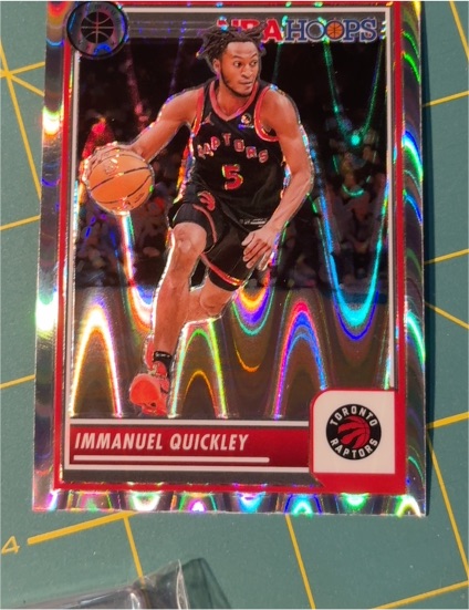 2023-24 Panini NBA Hoops Premium Stock #105 Immanuel Quickley — front