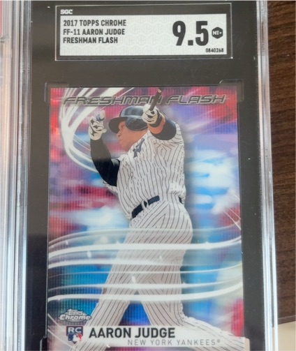 2017 Topps Chrome #FF-11 Aaron Judge Freshman Flash — front