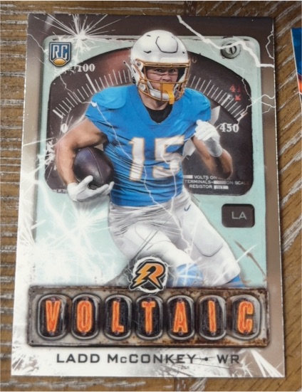 2024 Topps Resurgence #V-12 Ladd McConkey Voltaic — front