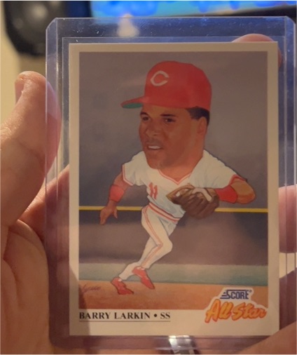 1991 Score #666 Barry Larkin All Star — front