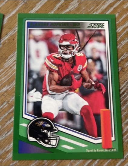 2025 Score #133 DeAndre Hopkins — front