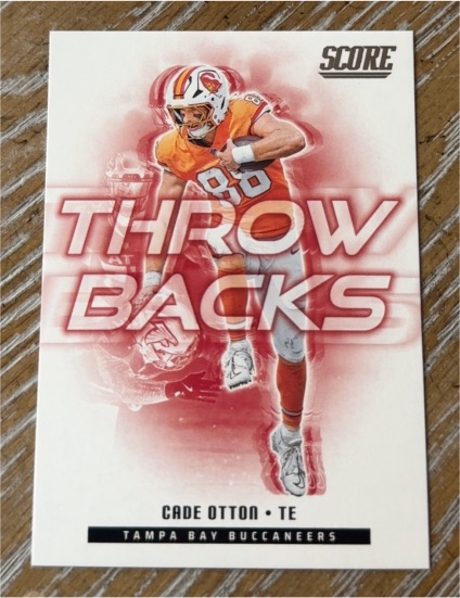 2025 Panini Score Throwbacks #19 Cade Otton — front