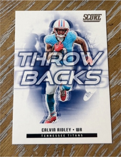 2025 Panini Score Throwbacks #12 Calvin Ridley — front