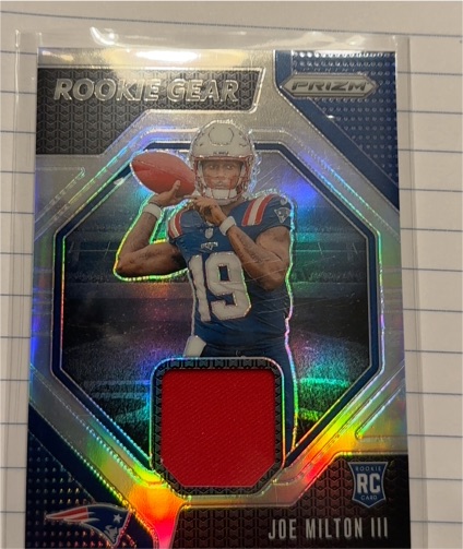 2024 Panini Prizm Rookie Gear #RG-JMN Joe Milton III — front