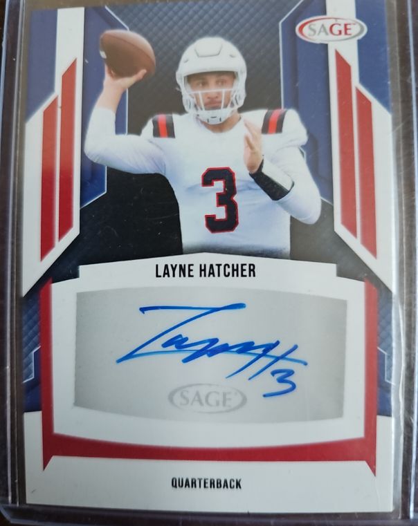 2024 Sage HIT #A-LH Layne Hatcher Autographs — front