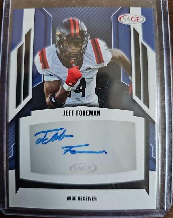 2024 Sage Hit #A-JF2 Jeff Foreman — front