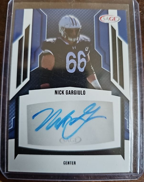 2024 Sage #A-NG Nick Gargiulo — front