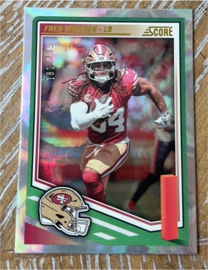 2025 Panini Score #118 Fred Warner — front
